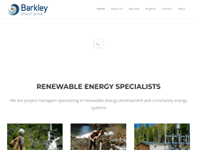 Tablet Screenshot of barkley.ca