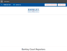 Tablet Screenshot of barkley.com